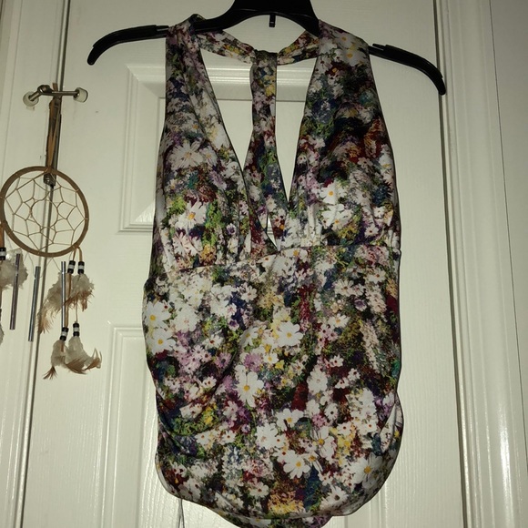 GUESS Canyon Marylin Floral Halter Top - Picture 3 of 7
